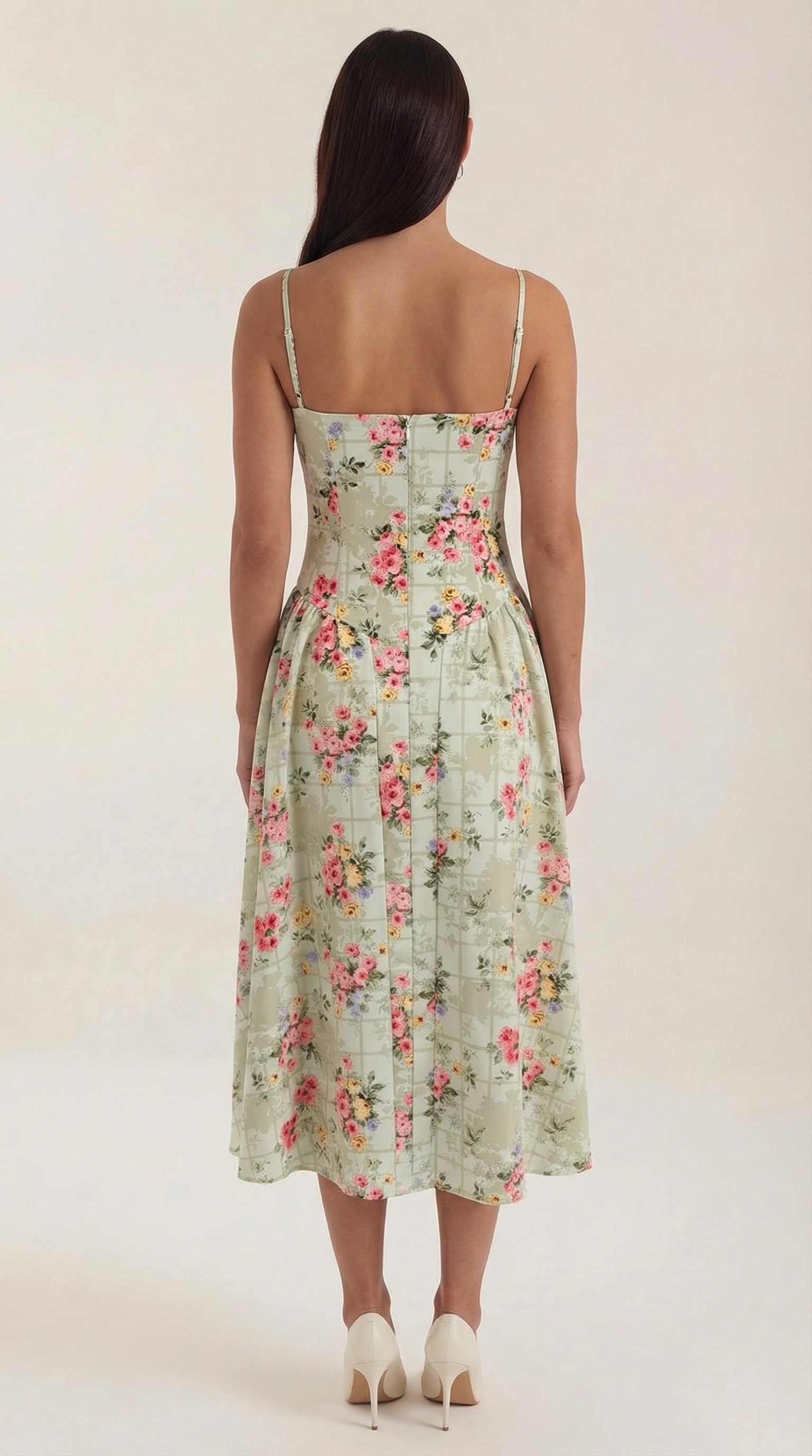 Odette Midi Dress with Bodice