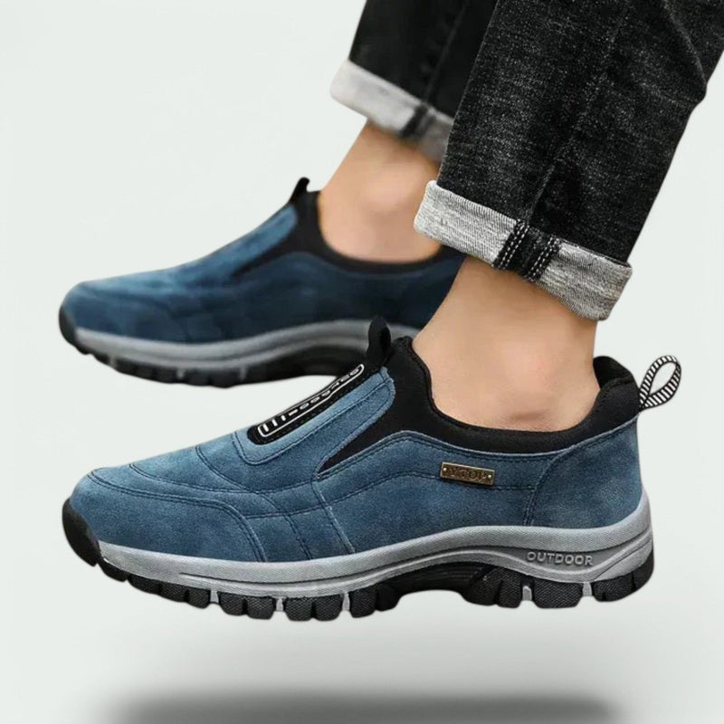 Pánské slip-on boty na chůzi – tlumená podpora a protiskluzová podrážka