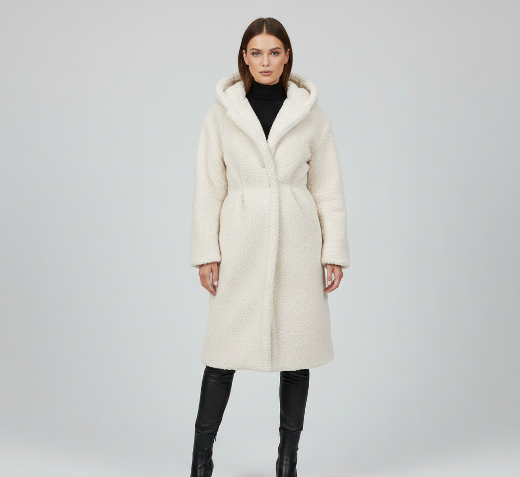 Valerios Fashion cappotto donna in pelliccia sintetica