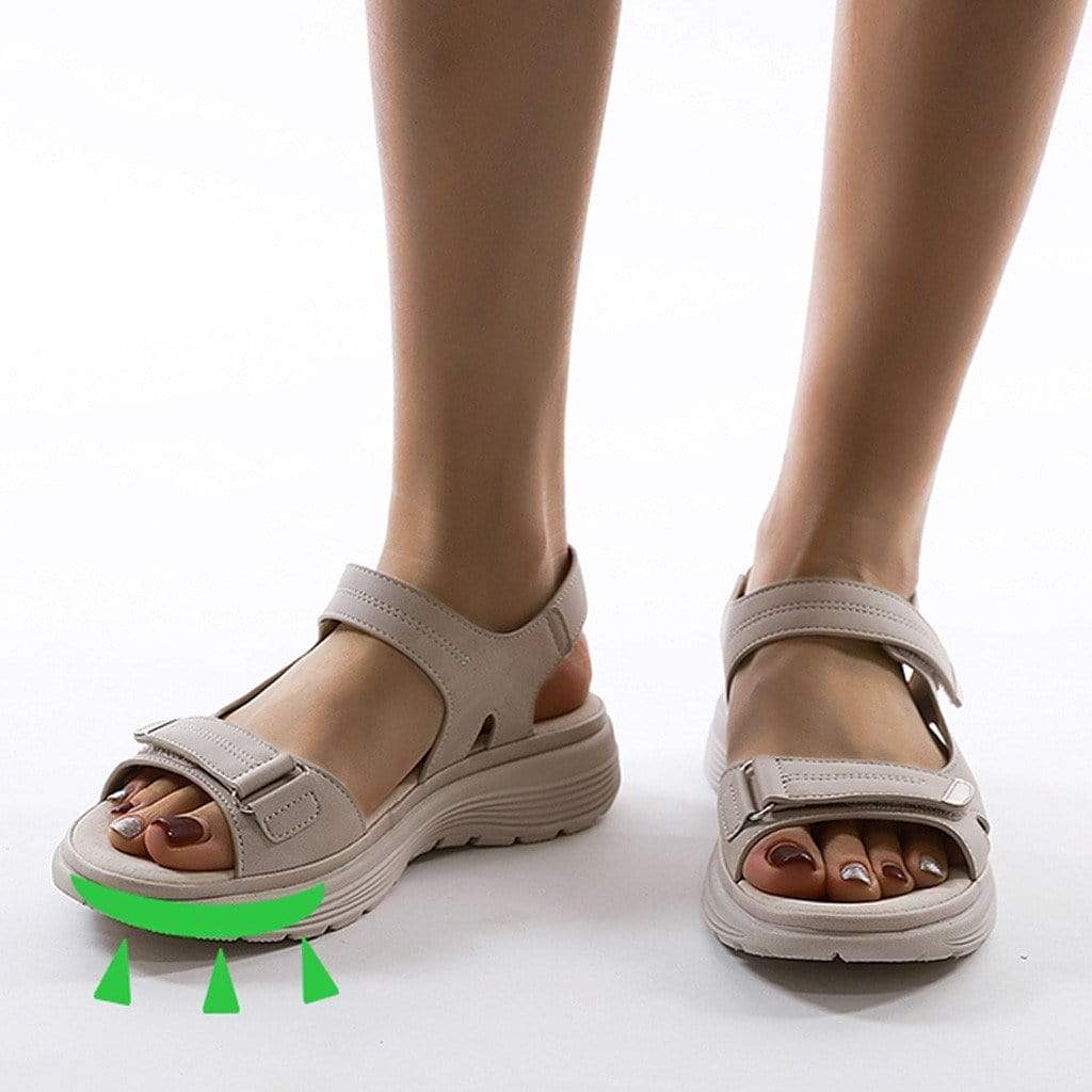 Sandales orthopédiques pour femme avec semelle anatomique et semelle intérieure