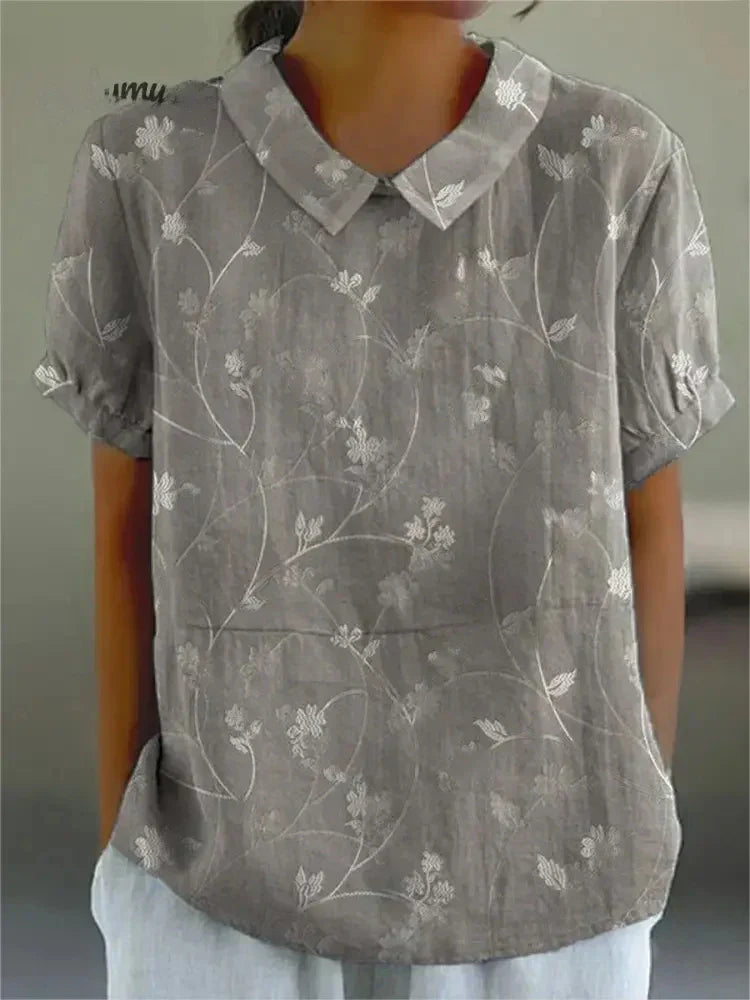 Blusa floreale elegante per donne