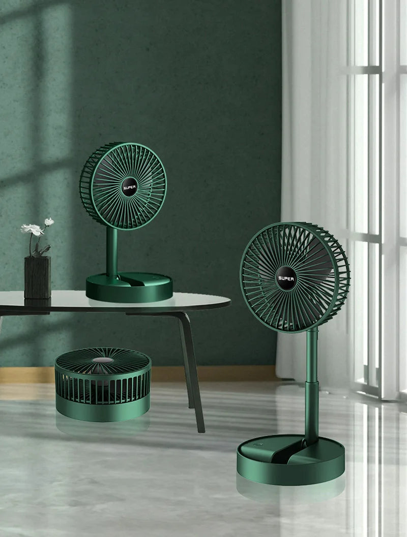 Ventilatore portatile ricaricabile da tavolo