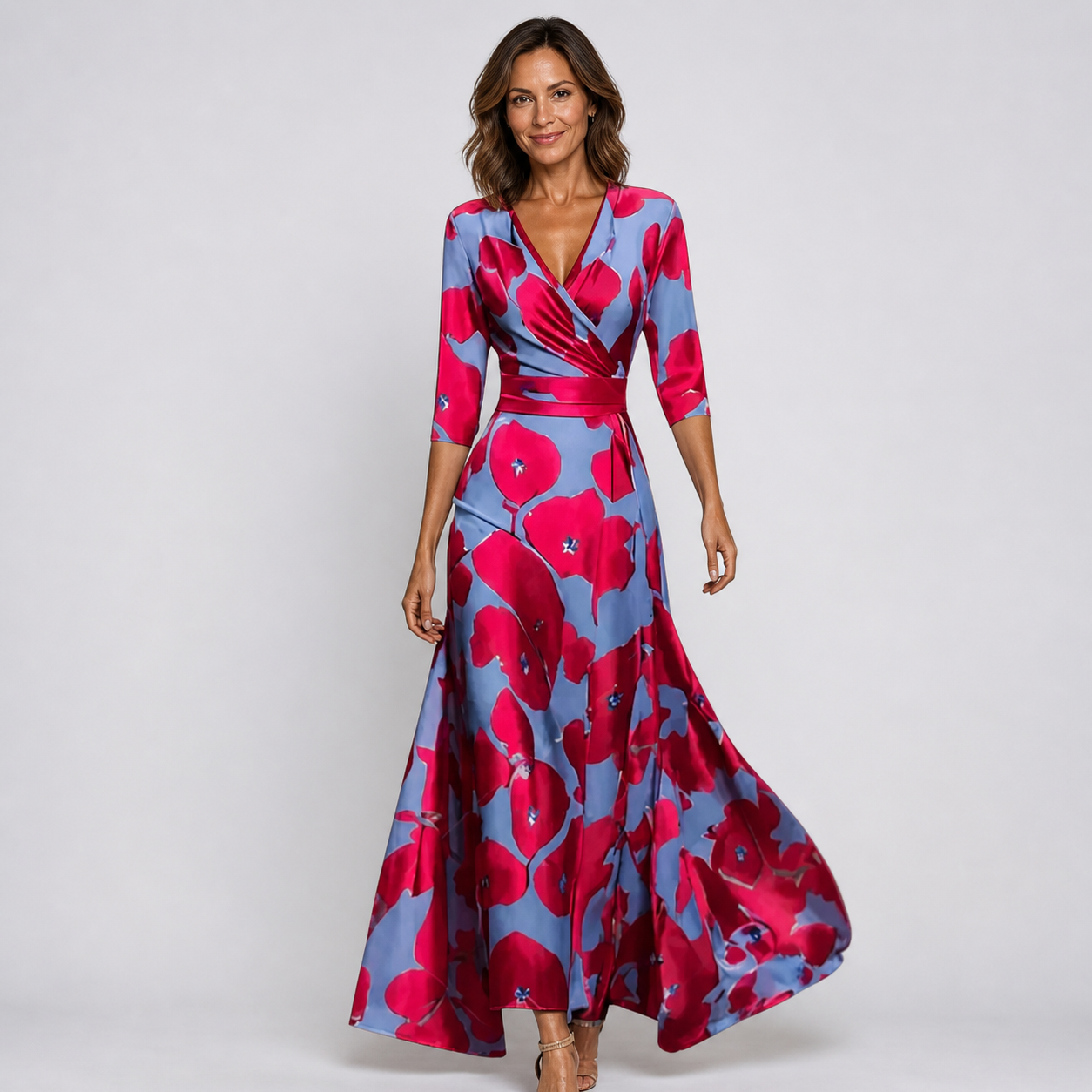 Elegante Abito Floreale