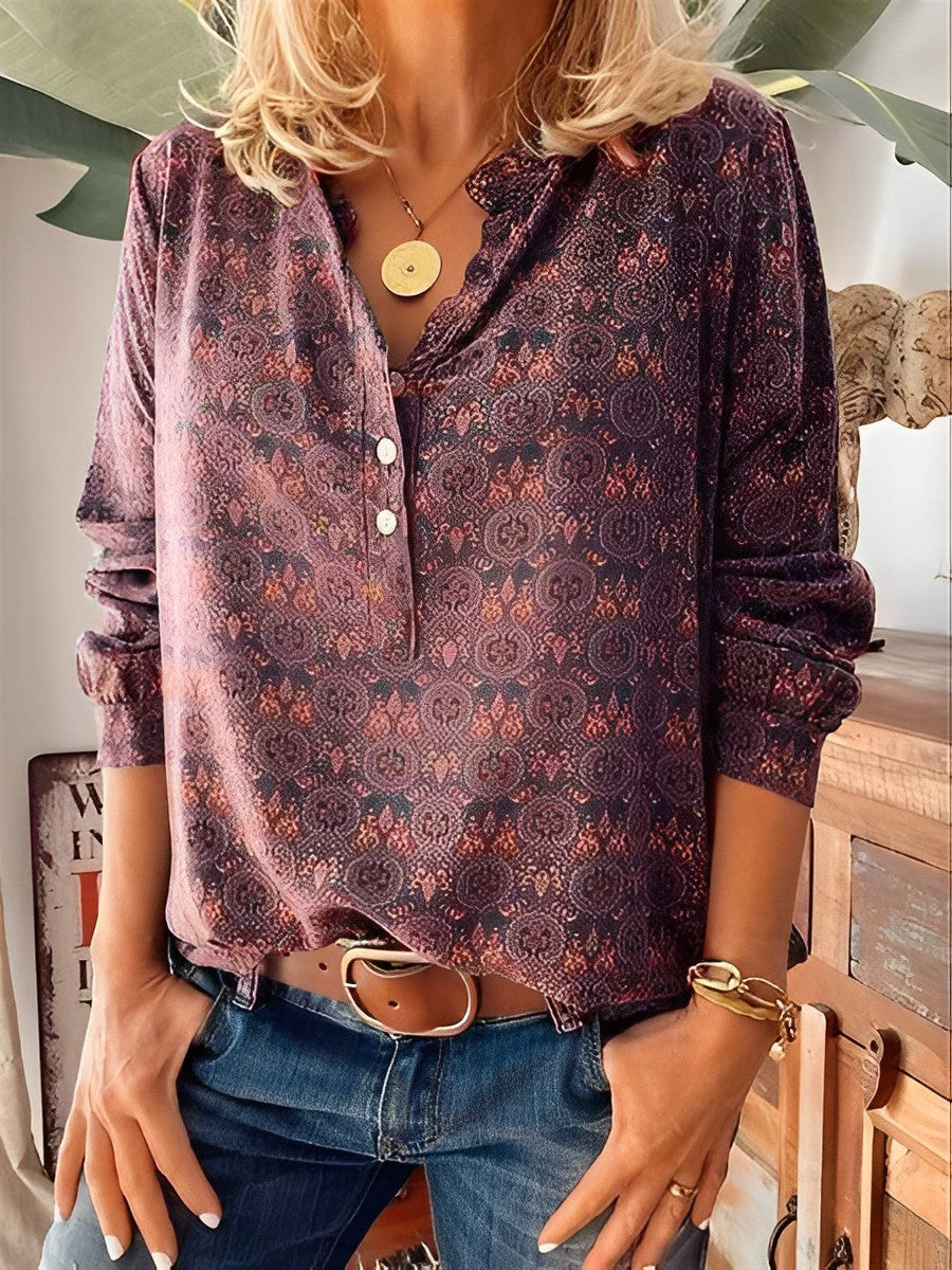 Letnia bluzka w stylu vintage