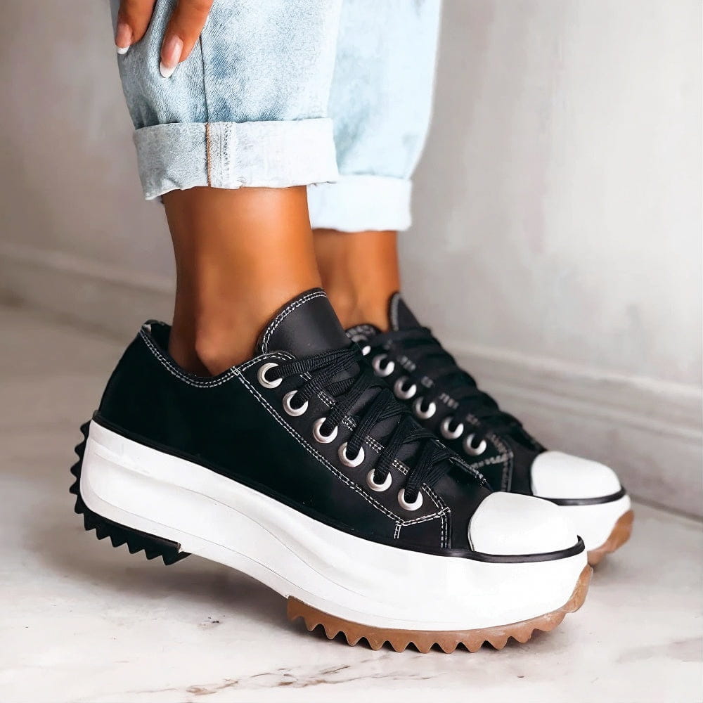 Elisa™ | Γυναικεία Sneakers με Πλατφόρμα από Δέρμα