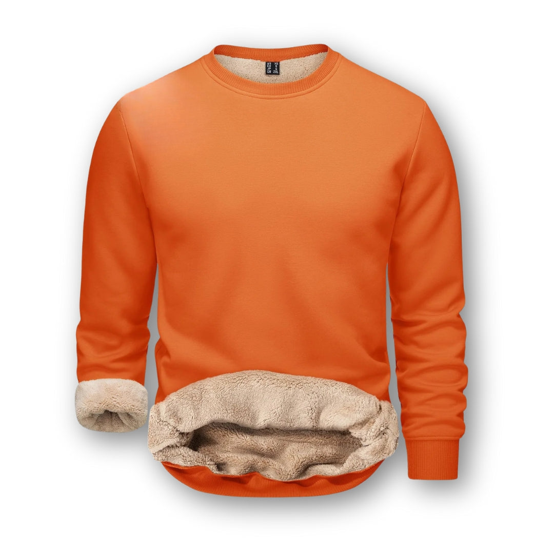 Pulover din fleece căptușit