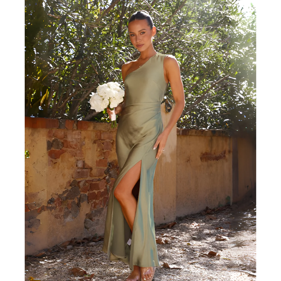 Jocelynn | Vestido Largo Elegante Asimétrico para Mujer
