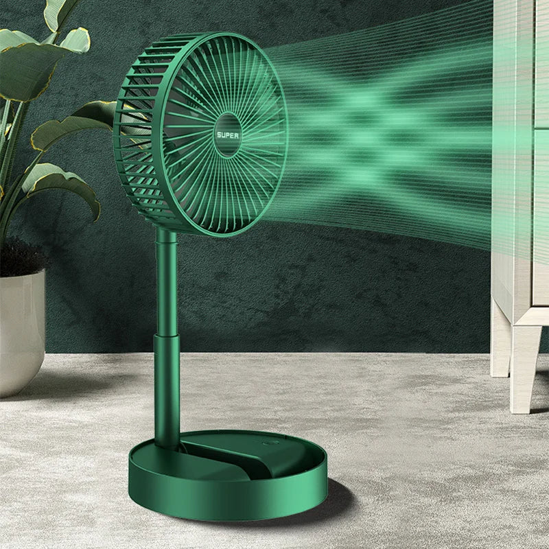 Ventilatore portatile ricaricabile da tavolo
