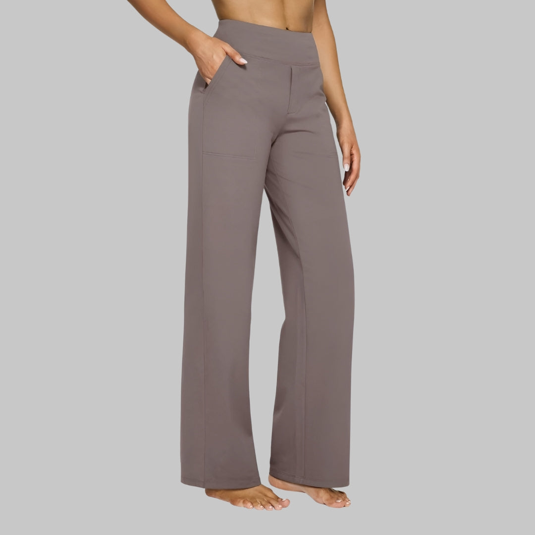 Soft and Elegant Women's Yoga Pants – High-Waisted Activewear