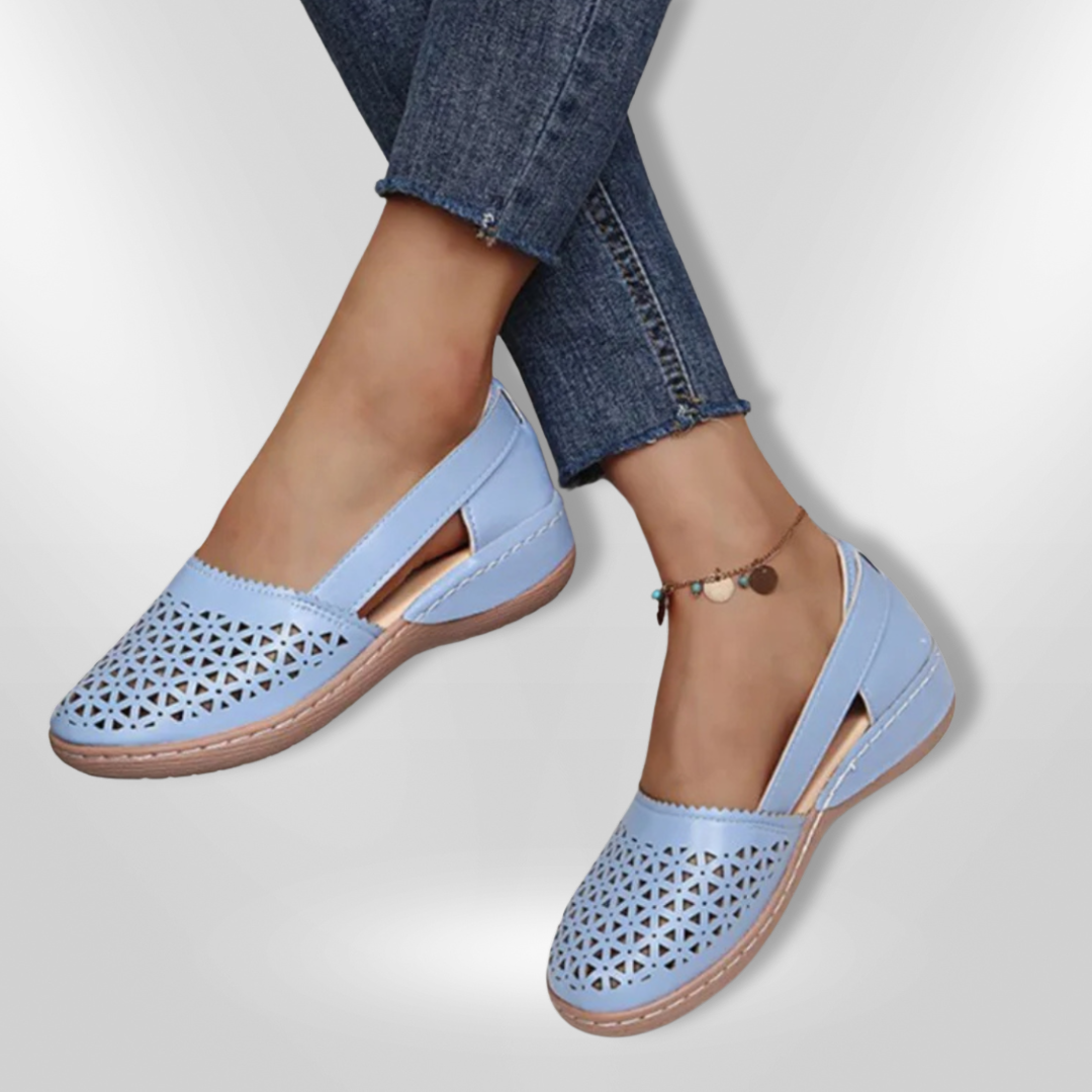 Sapatos ortopédicos femininos com design respirável e suporte total – MELANIA