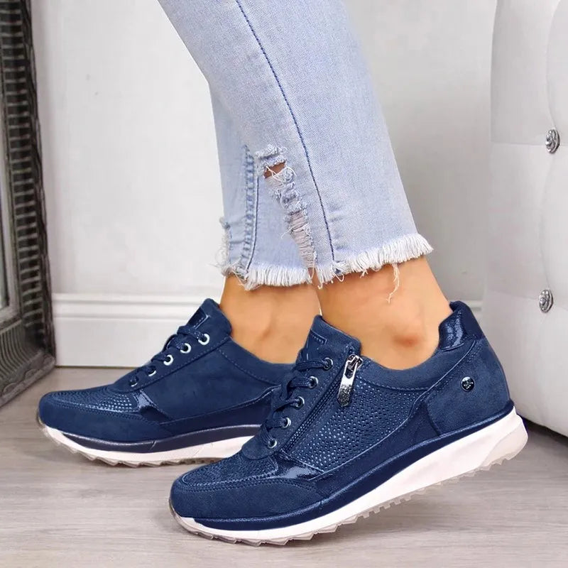 Women's Cushioned Sports Shoes with Non-Slip Sole