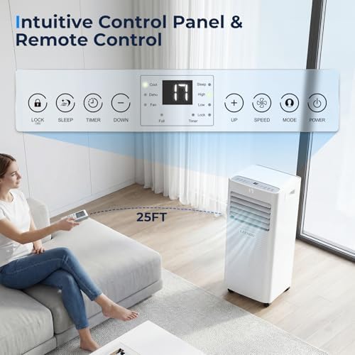 Climatiseur portable 9000 BTU avec kit fenêtre
