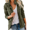 Giacca Cargo Leggera da Donna Stile Militare | Giacca Antivento Comoda