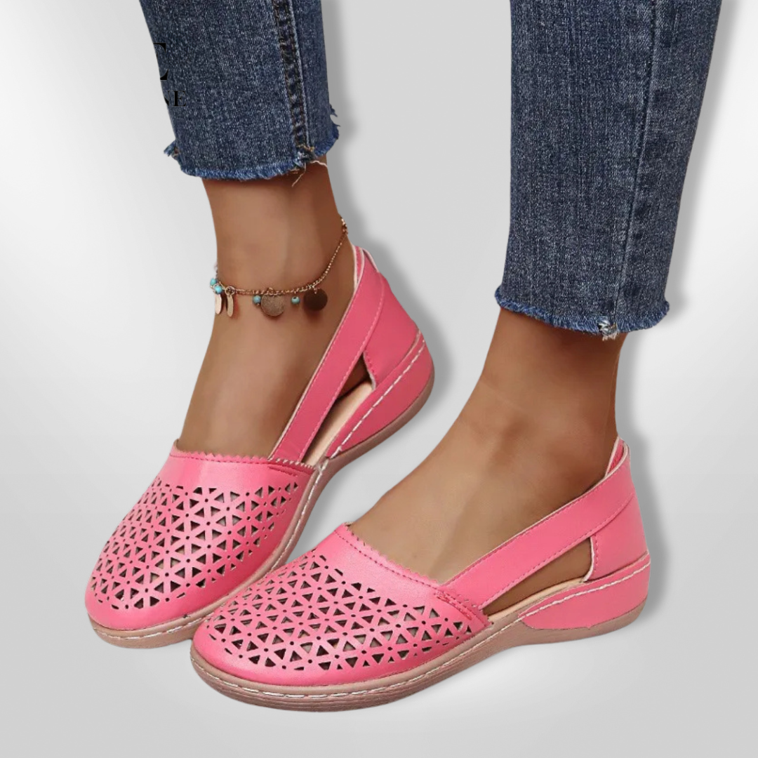 Sapatos ortopédicos femininos com design respirável e suporte total – MELANIA