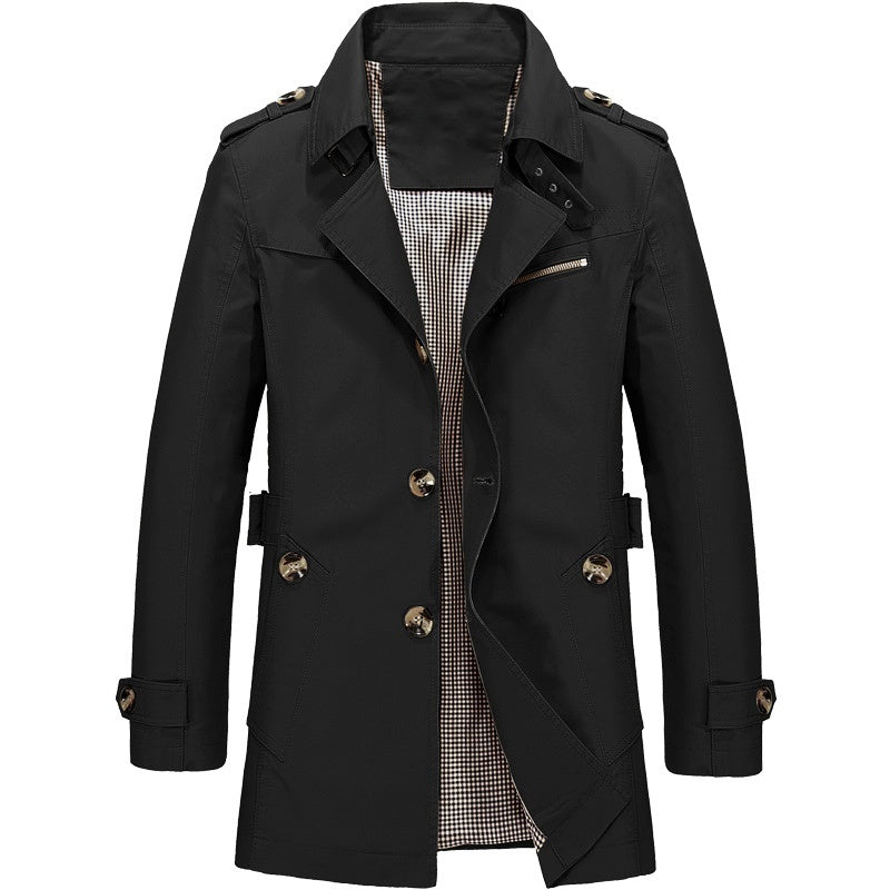 Enzo - Giacca Windbreaker con Fodera in Pile