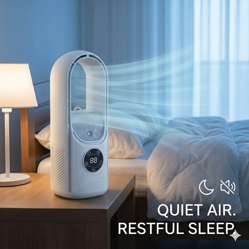 Ventilateur tour sans pales silencieux pour bureau