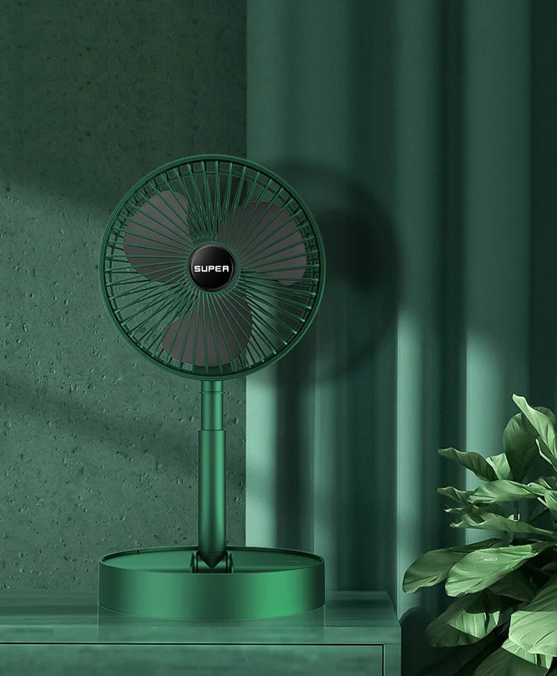 Ventilatore portatile ricaricabile da tavolo