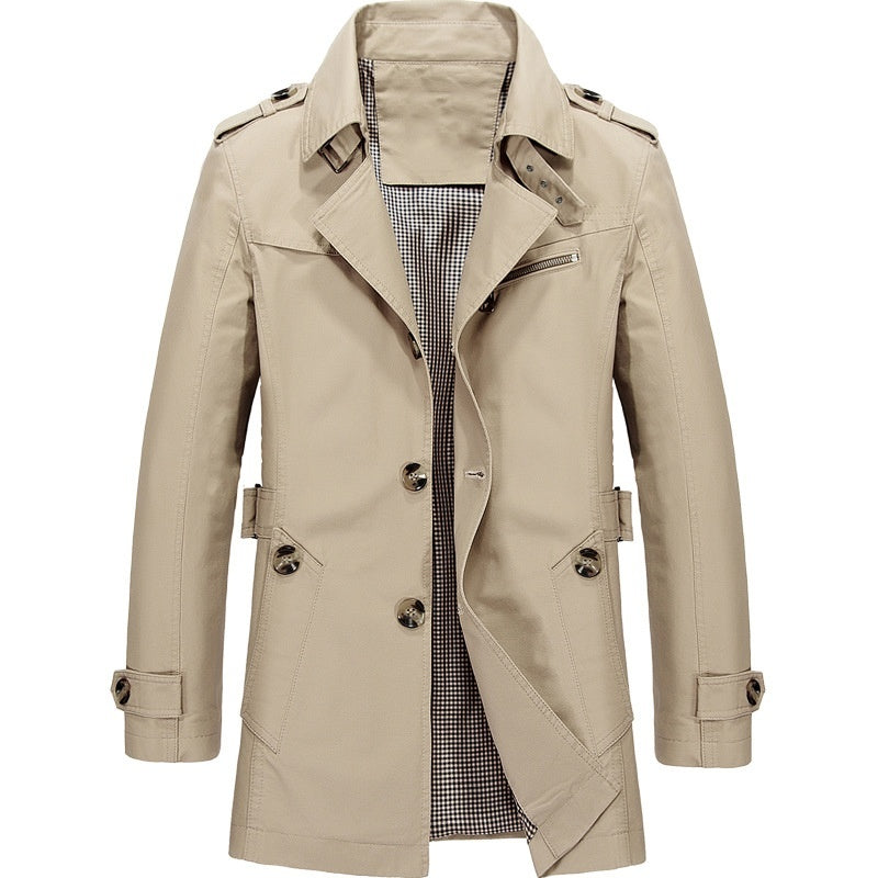 Enzo - Giacca Windbreaker con Fodera in Pile