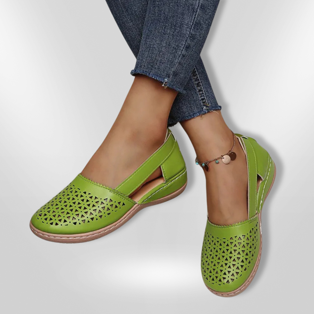 Sapatos ortopédicos femininos com design respirável e suporte total – MELANIA