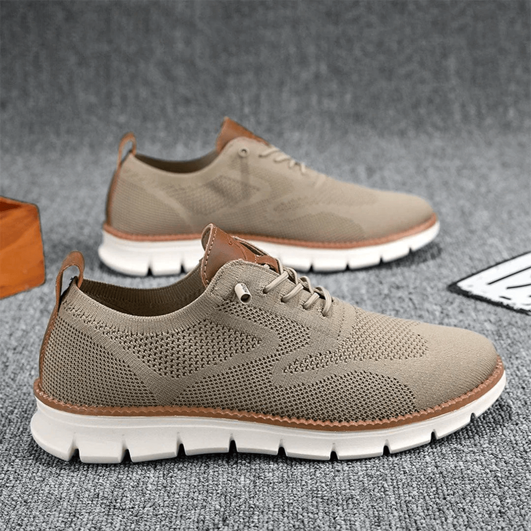 Sapatos ortopédicos respiráveis para caminhada com suporte plantar
