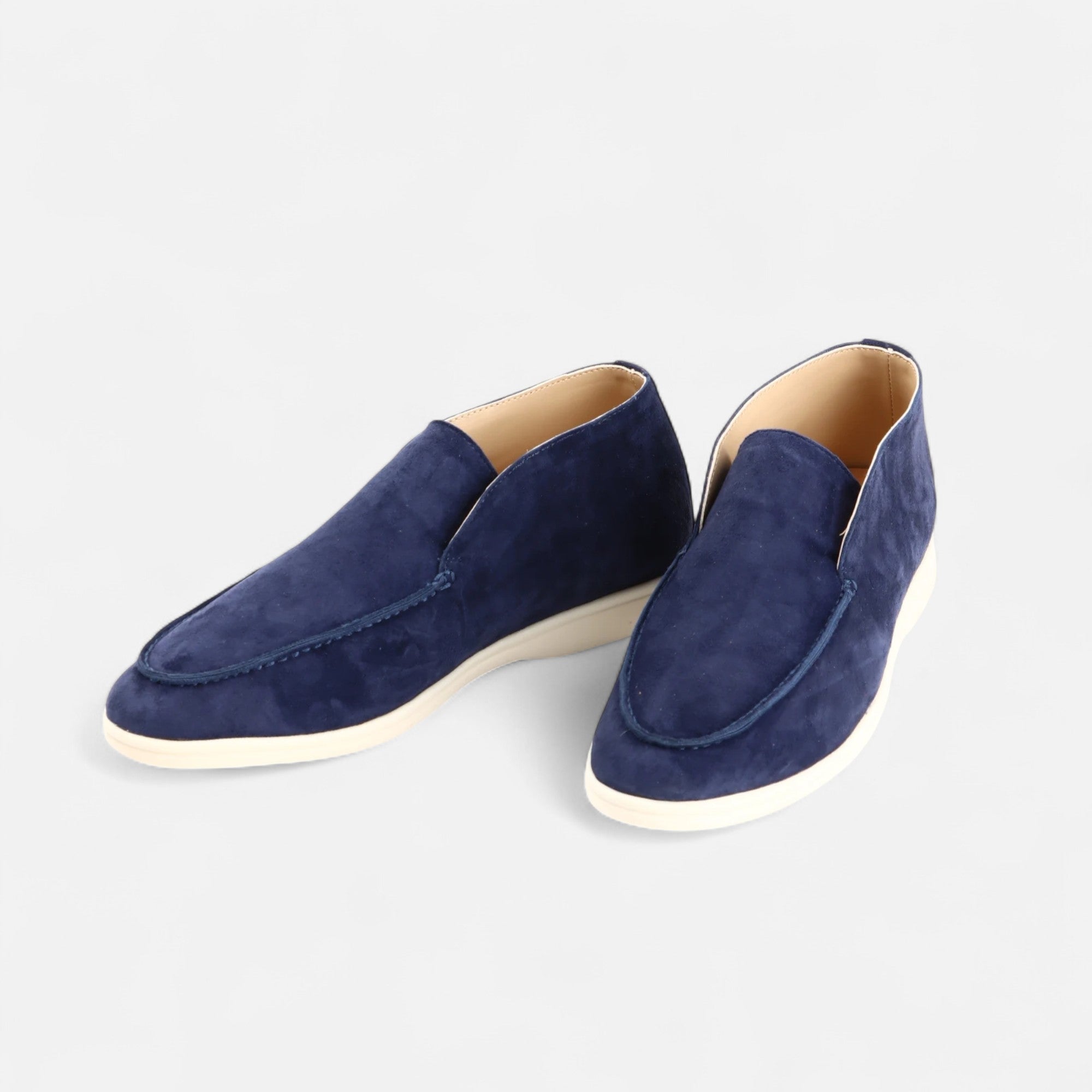 Men's Suede Mule Loafers - Heritage Camel