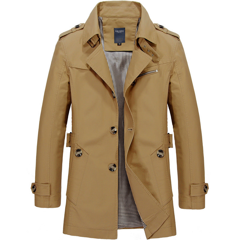 Enzo - Giacca Windbreaker con Fodera in Pile