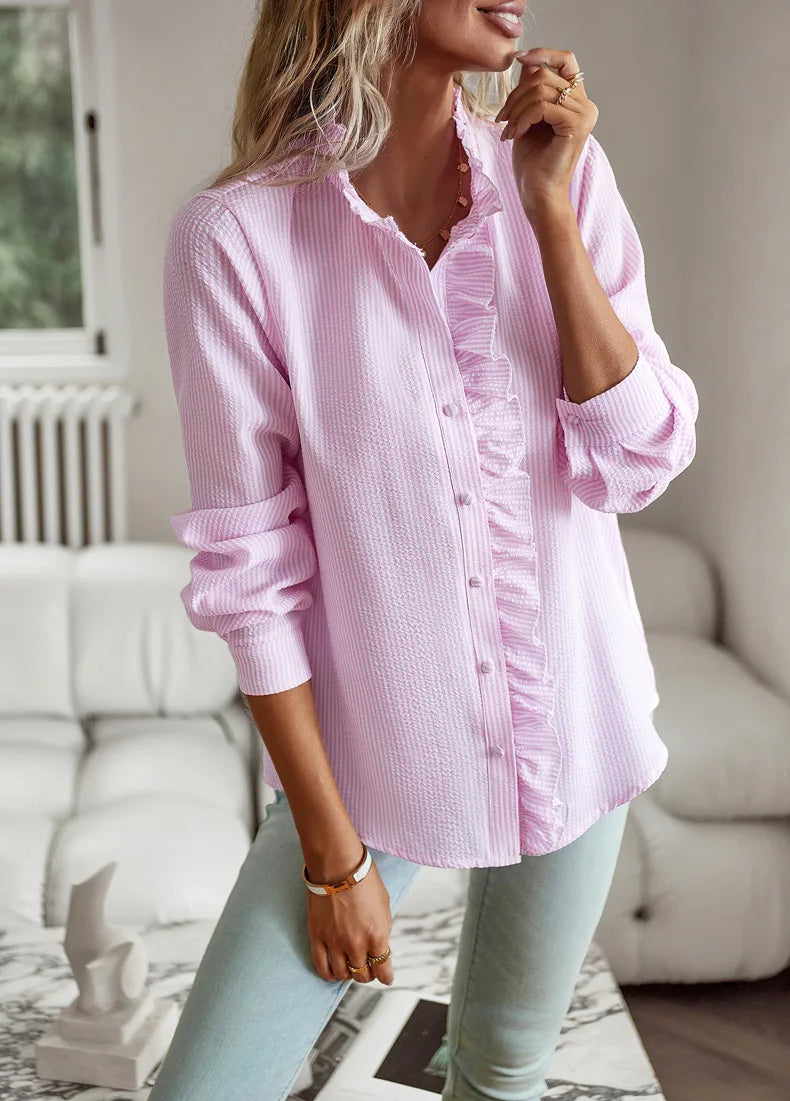 Blouse élégante et stylée pour l'automne