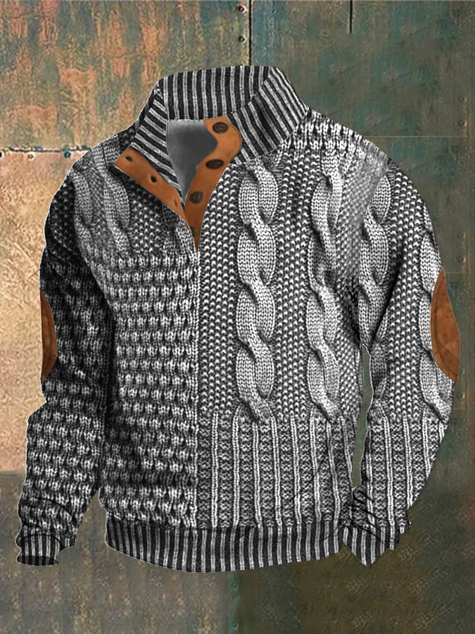 Alvize - Pullover casual con bottoni per un look semplice e chic
