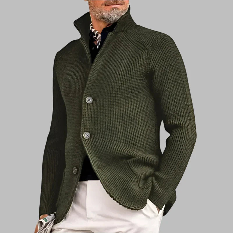Enzo - Cardigan in lana a maglia