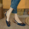 Women's Closed-Toe Ballerina Slingback with Bow