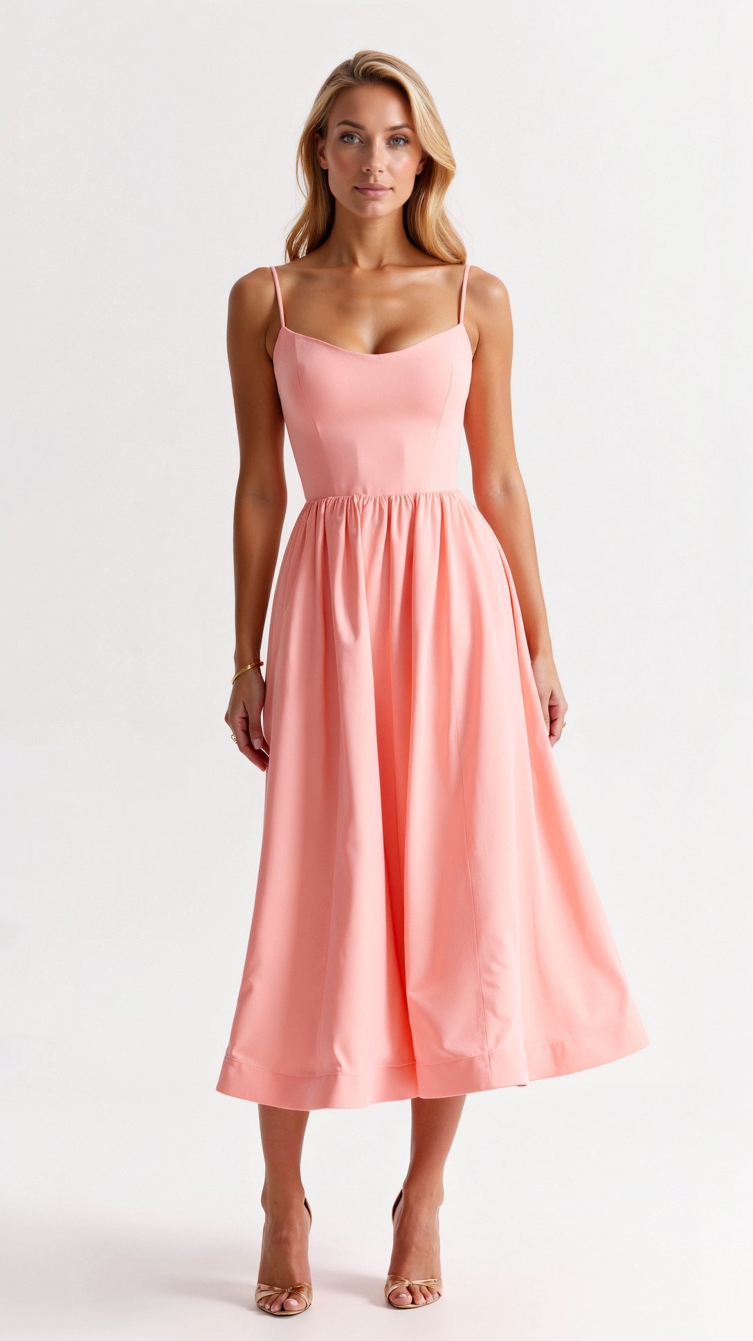 Robe midi fluide