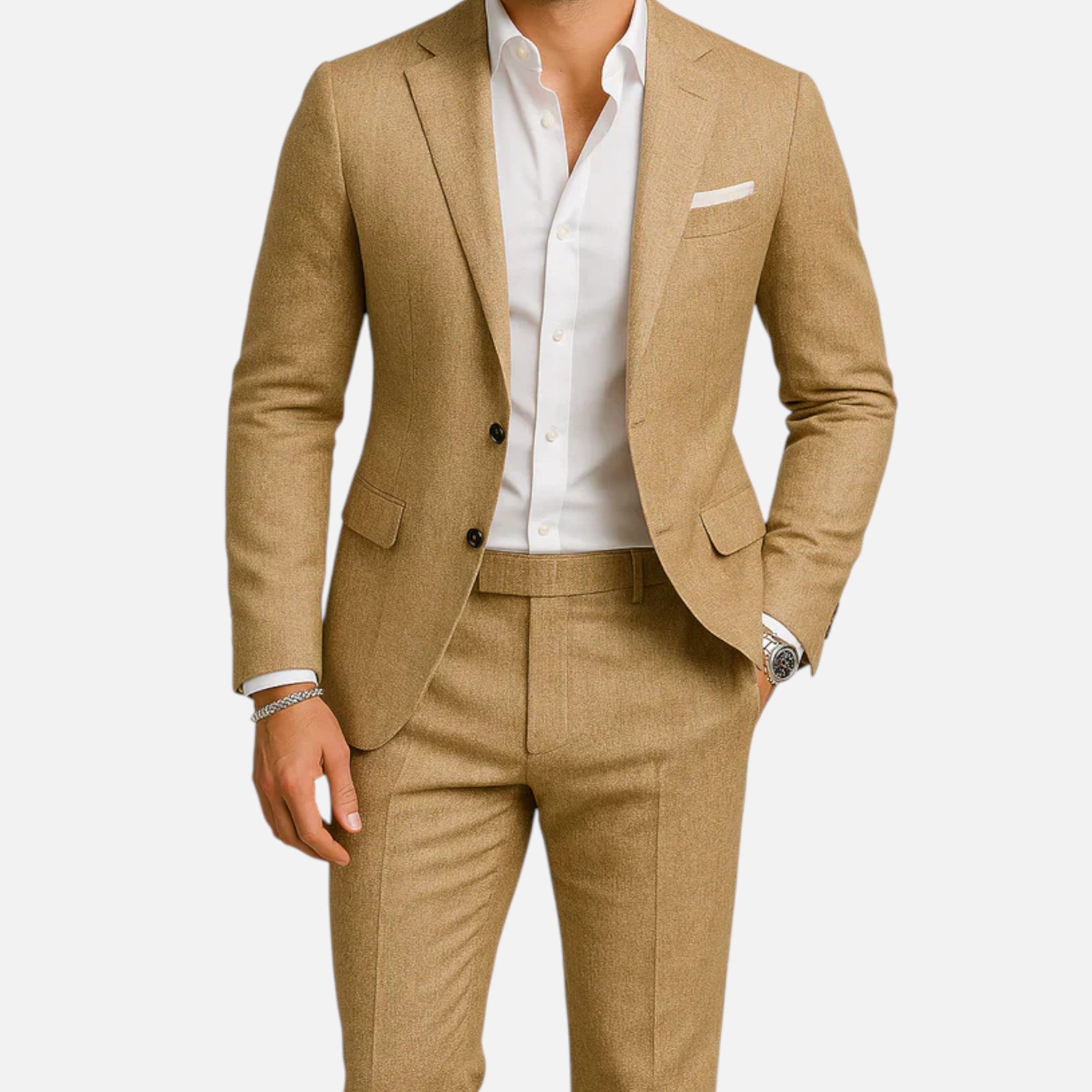 Robe en lin pour homme – Élégance classique et décontractée