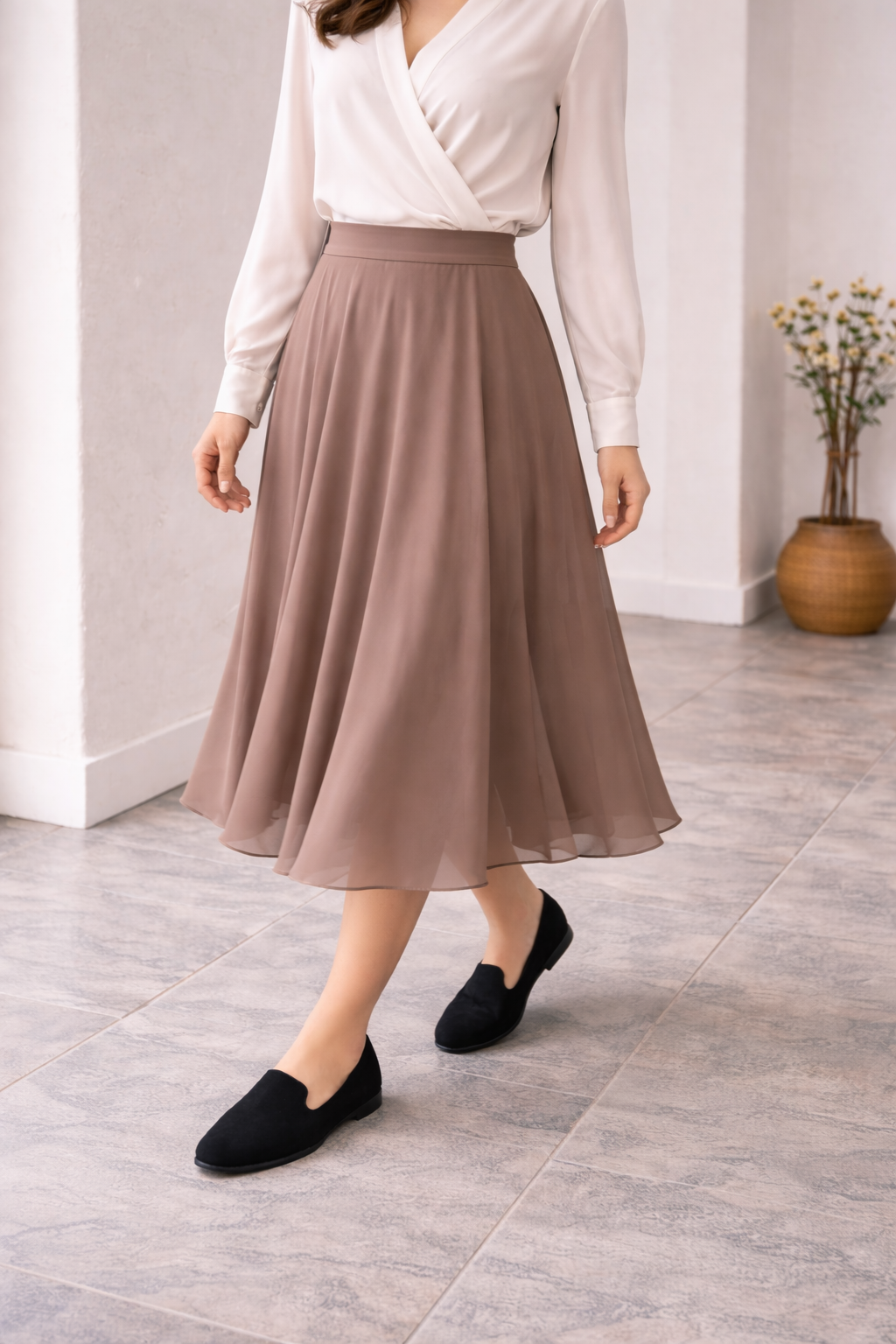 Matilda | Mocassini Slip-On da Donna in Camoscio con Suola Bassa