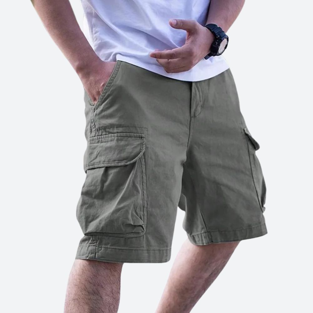 Elegant Men's Shorts with Practical Pockets