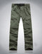 Convertible Men's Pants with Elastic Waist and Zippers
