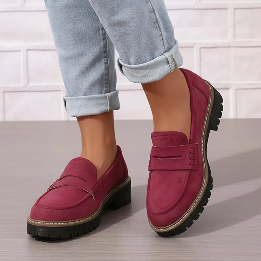 Velo | Mocassins épais pour femmes – Confort artisanal chic et silhouette affinante raffinée