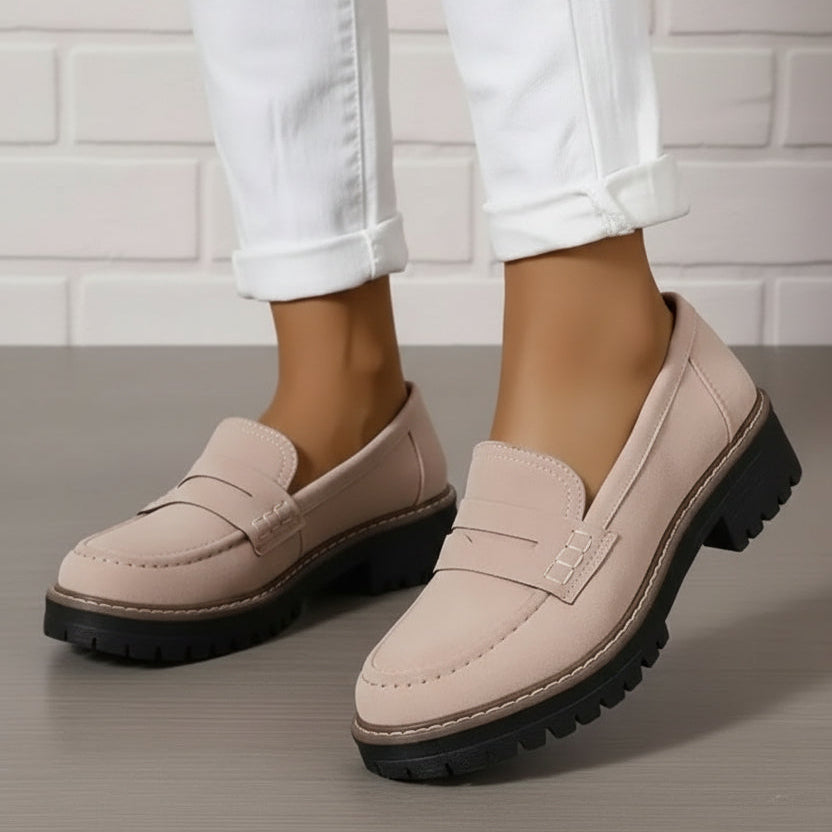 Velo | Mocassins épais pour femmes – Confort artisanal chic et silhouette affinante raffinée