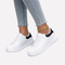 Baskets en Cuir Blanc pour Femme