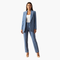 Complete Women's Blazer and Pants with Classic Lapels and Tailored Fit