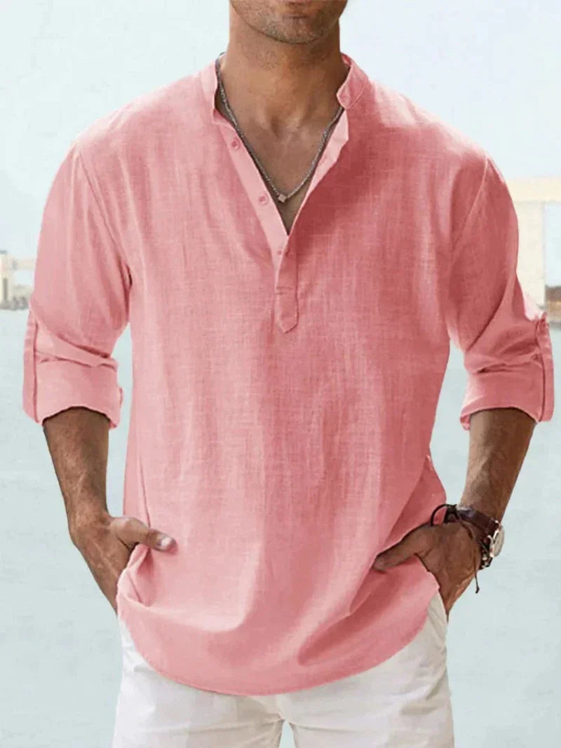 Men's Casual Summer Shirt in Breathable Fabric