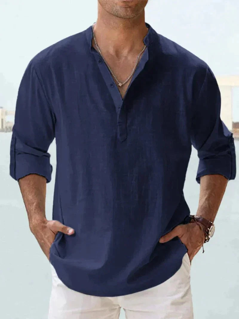 Men's Casual Summer Shirt in Breathable Fabric