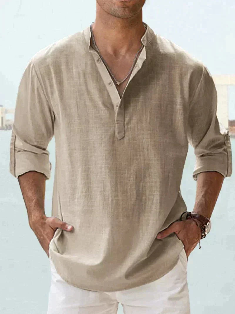 Men's Casual Summer Shirt in Breathable Fabric