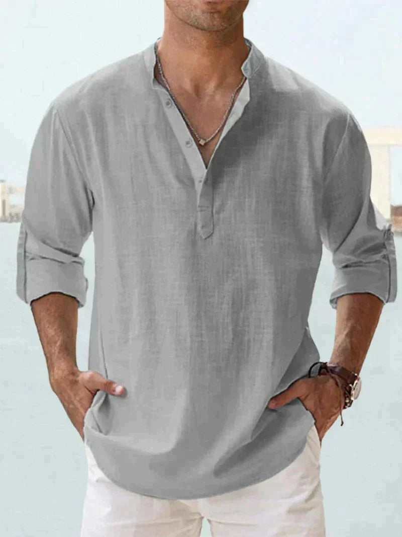 Men's Casual Summer Shirt in Breathable Fabric