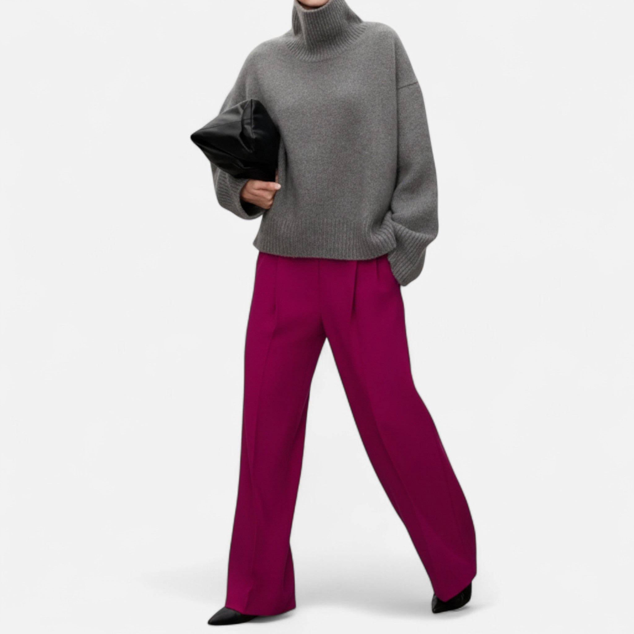 Damski sweter z wełny – Ponadczasowa elegancja z golfem