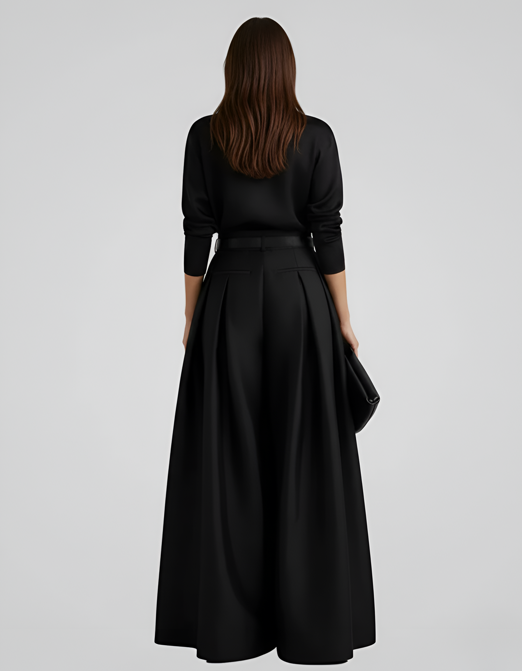 Valerios Fashion jupe longue taille haute femme élégante