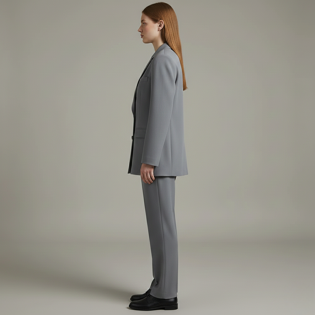 Blazer de moda Valerios para mujer, sastre con solapa clásica y cierre de un solo botón