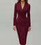 Valerios Fashion elegant slim fit women's blazer dress