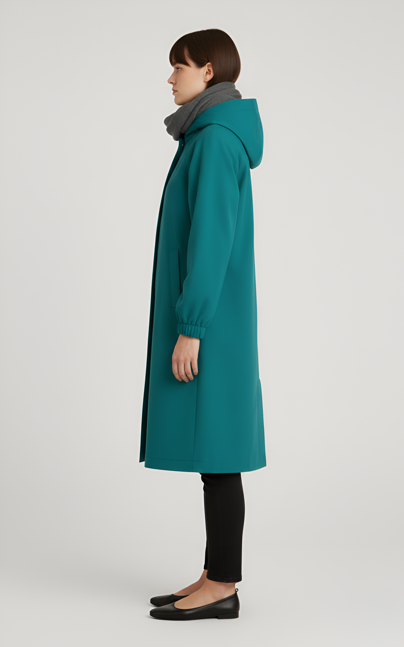 Valerios Fashion αδιάβροχο ελαφρύ γυναικείο παλτό με κουκούλα