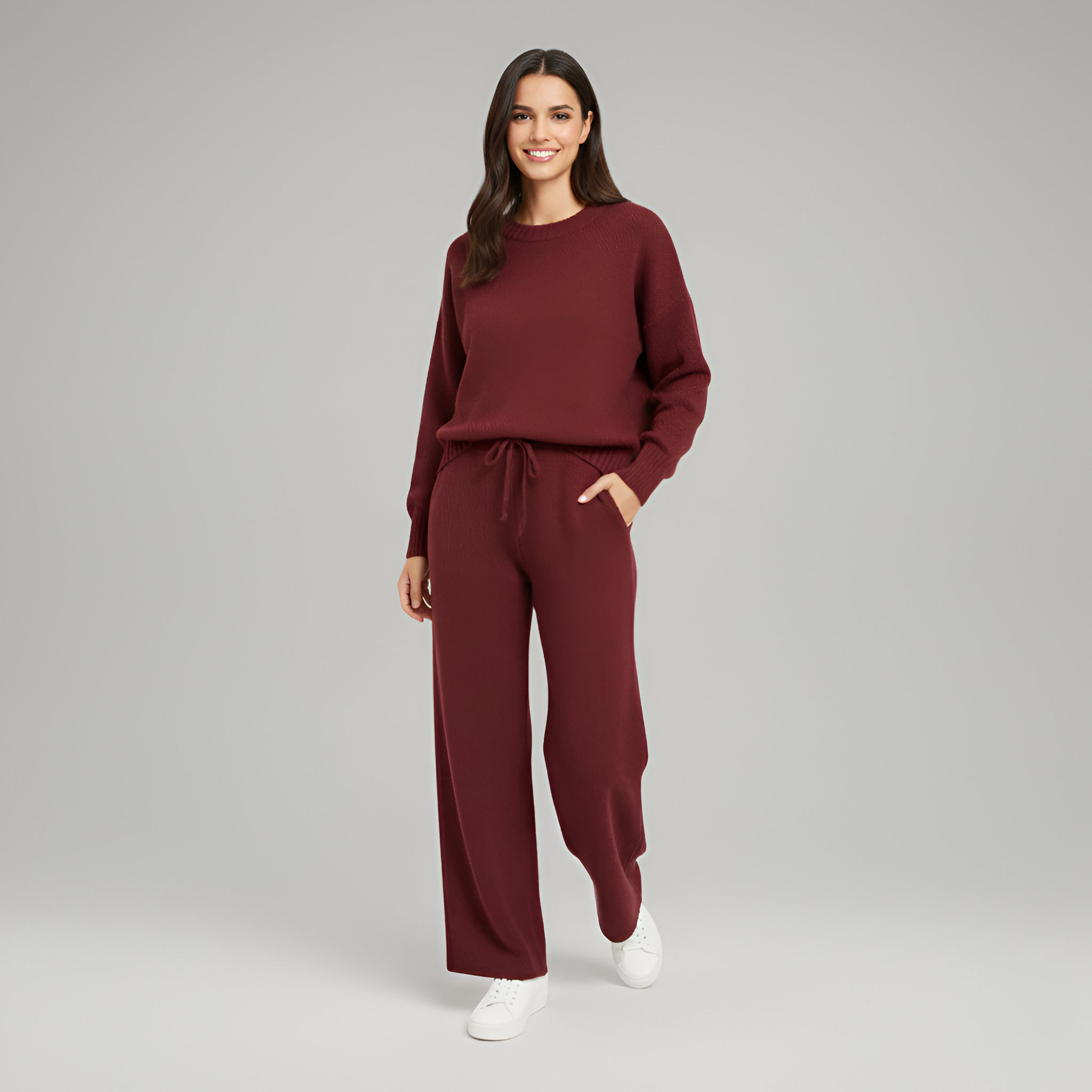 Valerios Fashion kompletné dámske loungewear z mäkkej pleteniny