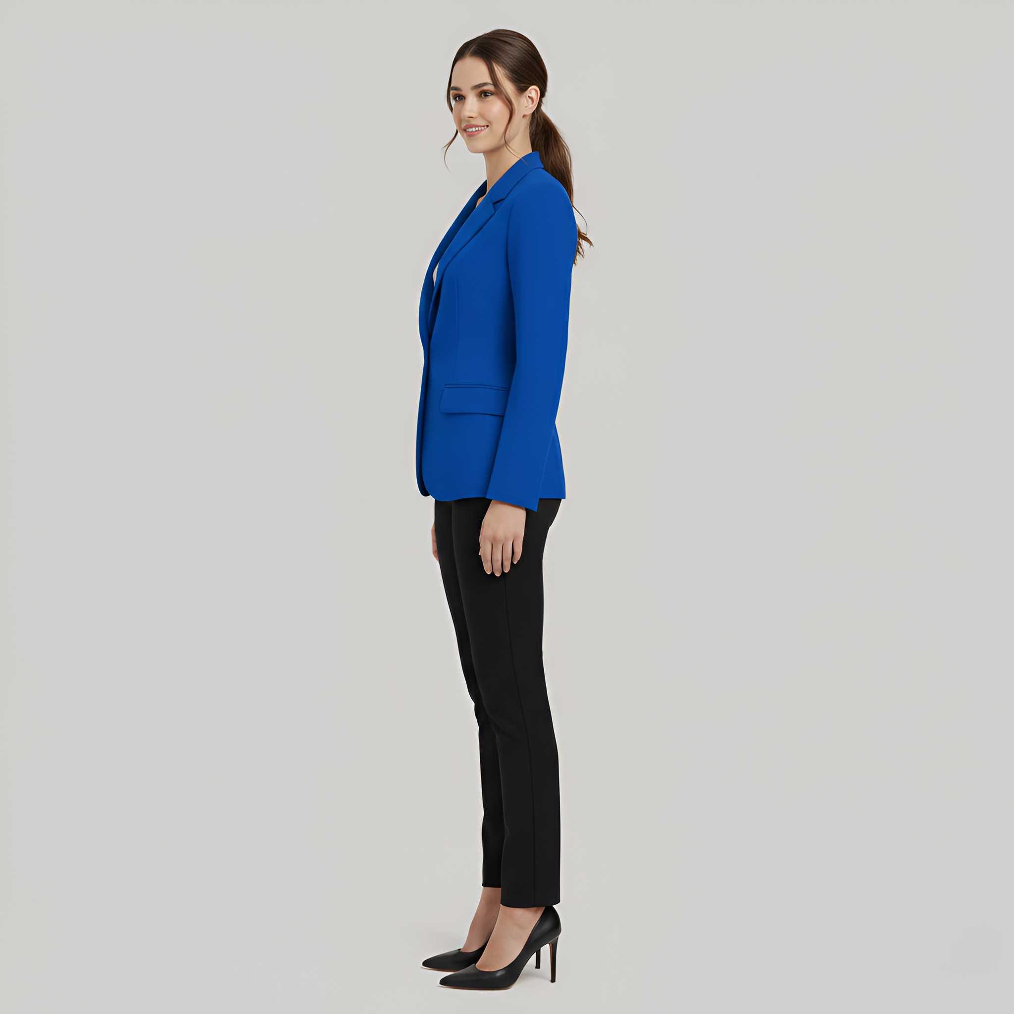 Blazer de moda Valerios para mujer, elegante y sastre, con un botón